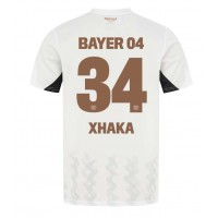 Dres Bayer Leverkusen Granit Xhaka #34 Preč 2024-25 Krátky Rukáv